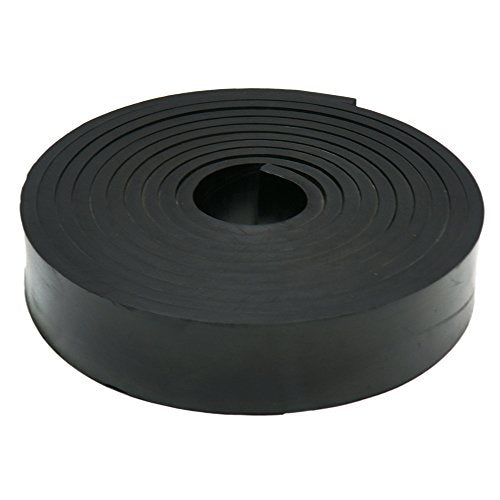 Small Parts 33-006-187-002-036 SBR (Styrene Butadiene Rubber) Sheet, 60 Shore A, Black, Smooth Finish, No Backing, 0.187" Thickness, 2" Width, 36" Length