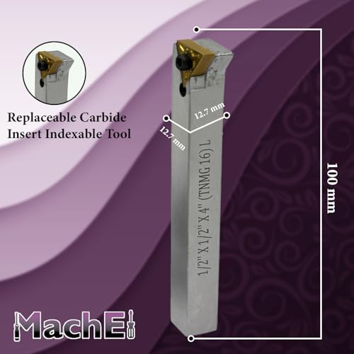 MachEl 4" Fly Cutter with Indexable Carbide Insert Tool 3/4"(19 mm) - size: 3/4" Straight Shank