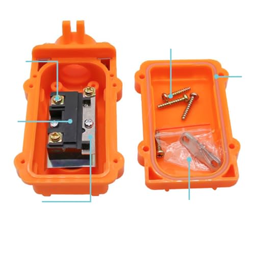 Momentary Up Down Control Crane Hoist Push Button Switch COB-61, 5A 250V AC