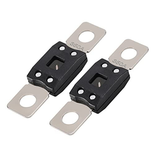 VEXUNGA Mega Fuse 350A MEGA/AMG/ANM Screw Fuse 350 Amp 350Amp High Current Strip Bolt-on Fuses for Cars (Pack of 2pcs) - style: 350A