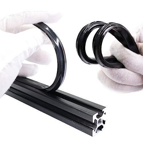 6 Meter 1010 2020 Aluminum Extrusion T Slot Cover Seal Dust Strip Bracket Insert Channel Filler for 6mm 80 20 10 Series 2040 1" V Slot Extruded Aluminum Rail Profile Accessories Hardware Black - style: 6 meters black