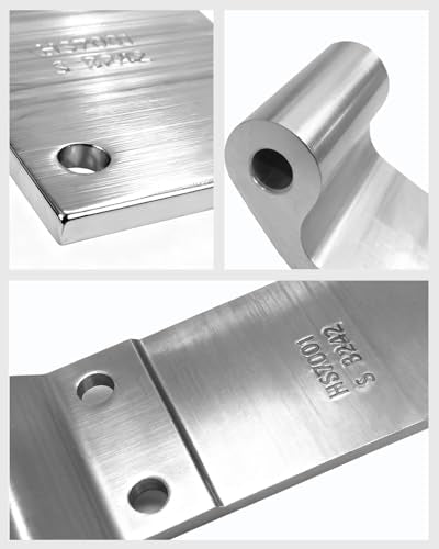 HS7001 S 3242 Commercial Vehicle Four-Hole Door Hinge - 9.64x2.71x2.2in, Φ0.479, Heavy-Duty Steel, for Trucks & Buses - Durable & Precision-Made - size: HS70 4-hole