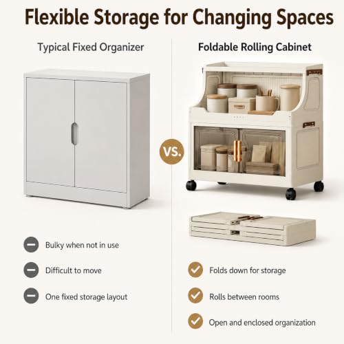 2 Tier Stackable Storage Bins with Lids & Wheels - color: Clear, size: 2 Tier