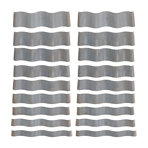 9-Pack Precise 1/8In Wavy Steel Parallel Sets, Hardened 0.0002In Precision Machinist Tool