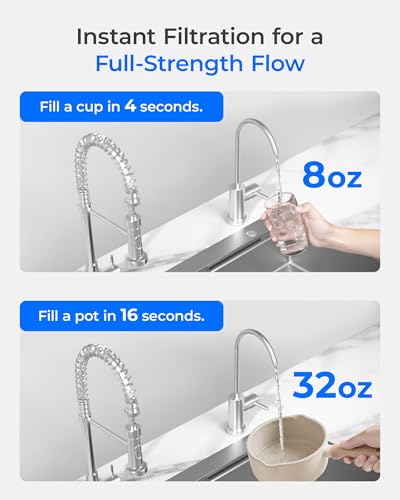 Waterdrop TSU 0.01 Micron Ultra Filtration Under Sink Water Filter System