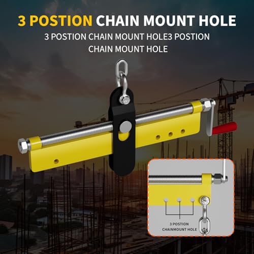 Engine Load Leveler with Ball Bearing, Heavy Duty Crane Leveler Accessory - color: Yellow