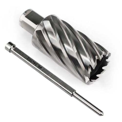 OSCARBIDE 1-3/8" x 2" HSS Annular Cutter 3/4" Weldon Shank Mag Drill Bit