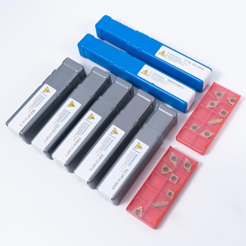 21Pcs Kit Lathe Turning Tool,7 Pcs 5/8'' Holder Set and 14 Pcs Inserts - style: 7pcs 5/8'' 16mm Shanks+14pcs Inserts