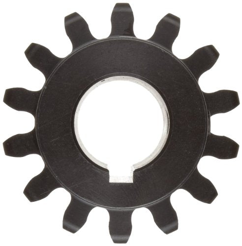 Martin S1266 Spur Gear, 14.5° Pressure Angle, High Carbon Steel, Inch, 12 Pitch, 3/4" Bore, 5.666" OD, 0.750" Face Width, 66 Teeth