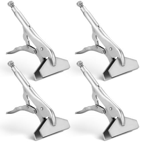 10" Locking Sheet Metal Clamp, 4 Pack Welding Locking Pliers