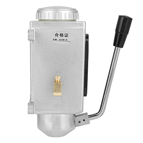 Manual Lubricator Oil Pump Hand Pump Lubricator 500CC 4mm Double Outlet Port for Milling Punching Cutting Machine