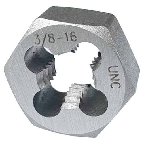 UNC Hex Right Hand Rethreading Die 3/8"-16 - size: 3/8"-16