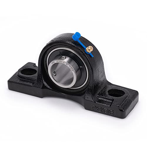 XIKE UCP206-19 Pillow Block Bearing, 1-3/16 Inch Bore, Self-Aligning Mounted Bearing Unit, 4-Pack - size: UCP206-19x4-US