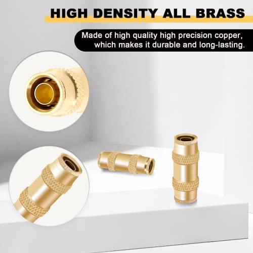 Siptenk 3/8" OD Tube Air Line Quick Connect Fittings 5PCS for Truck Trailer - color: 3/8" OD Tube - 5pcs