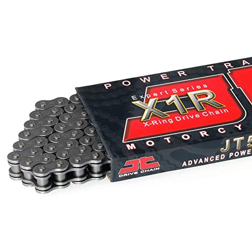 JT Chain JTC525X1R3120RL (525 Series) Black Steel 120 Link Heavy Duty X-Ring Chain with Connecting Link - color: Black Steel, size: 120-Links