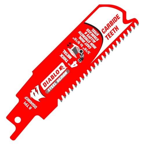 Diablo Steel Demon Carbide Teeth Reciprocating Saw Blades - 3-Pack - size: 4"