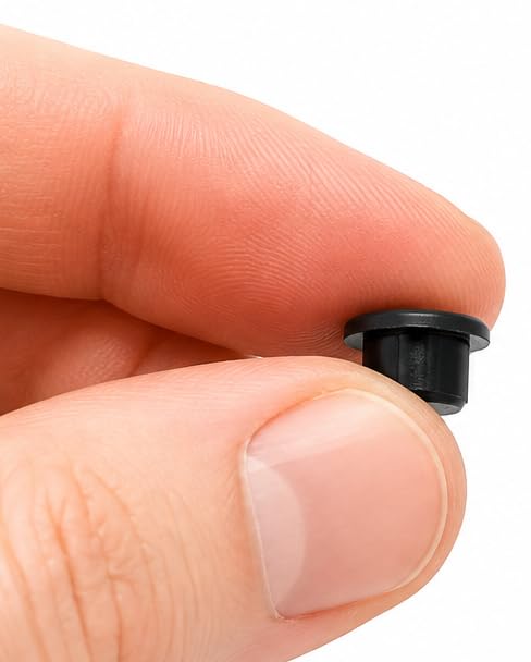 1/8" Hole Pull-Thru Rubber Bumpers 5/16" OD Panel & Glove Box Stops 15 Pack
