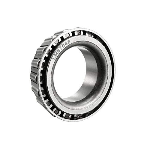 uxcell LM67048 Tapered Roller Bearing Single Cone 1.25" Bore 0.66" Width 2pcs - size: 1.25" x 0.66"