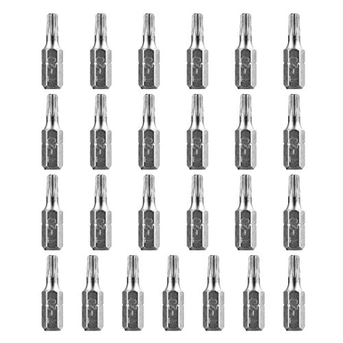 HPHOPE T20 Screwdriver Bit Set, Torx Bits T20, 1/4" Hexagon Bit (25 Pack) - size: T20, 25Pcs, 1"