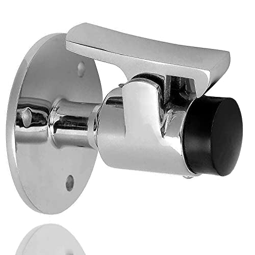 RedSnake Marine Grade 316 Stainless Steel Heavy Door Stopper Catch Set Surface Mirror Treatment Boats Yachts Ships Hatch Stopper Soft Stop and Catch Anti-Collision Holder Hold Keep Door Open (1PC) - size: 1 Piece