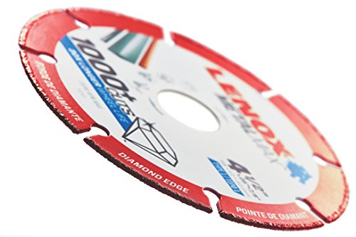 Lenox Metalmax 4 Inch Segmented Rim Diamond Cutting Wheel for Metal