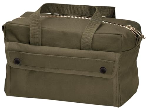 Rothco Mechanics Tool Bag with Brass Zipper - color: Olive Drab