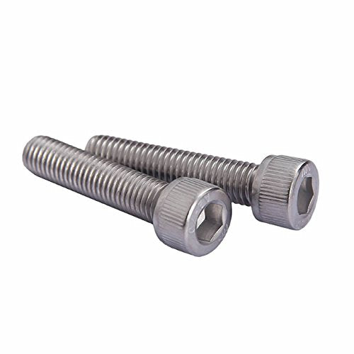 Junter 10pcs M8-1.0 x 30mm Fine Thread Metric Hex Socket Head Cap Screws - size: M8-1.0 x 30mm