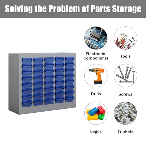 40 Drawers Bolt and Nut Parts Storage Cabinet for Tool Hardware Storage