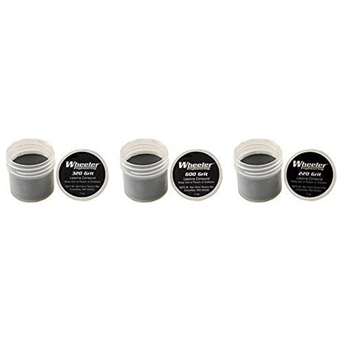 Wheeler Lapping Compound Replacement Grit, Abrasive Paste, 220-600 Grit, 1 oz, for Bore Lapping, Firearms, and Gunsmithing - style: Multi-Pack