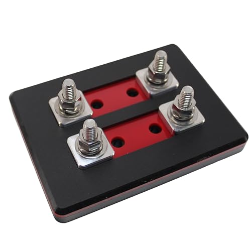 2 Spot Heavy Duty ANL Fuse Distribution Block w/Acrylic B2 Audio Cover (2 Spot) - size: 2 Spot