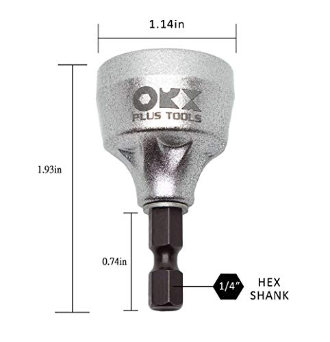 ORXPLUS Tools HSS Blade External Deburring Chamfer Tool 1/8"-3/4" (3-19mm) - size: Deburring Drill Bit 3mm-19mm / Sliver
