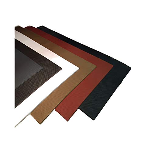 SoleTech Diamond 50-55 Durometer Soling Sheet, 18" x 36" (15 Iron, 8mm, 5/16", Black) - color: Black, size: 15 Iron, 8mm, 5/16"
