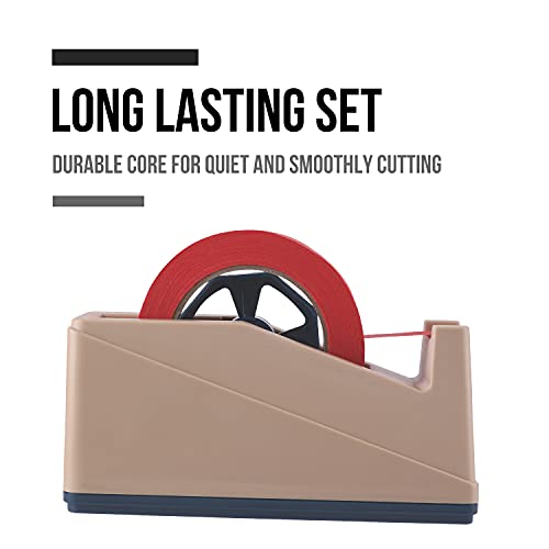 Lichamp Desk Tape Dispenser 3in Core for Masking/Painters Tapes Blue