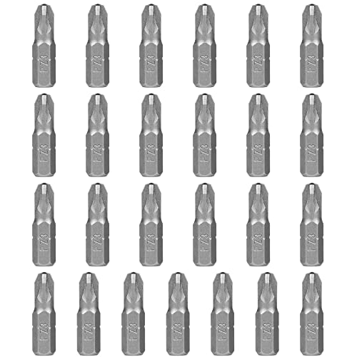 HPHOPE PZ3 Screwdriver Bit Set, Pozi Bits PZ3 1/4" Hexagon Bit (25 Pack) - size: PZ3, 25Pcs, 1"