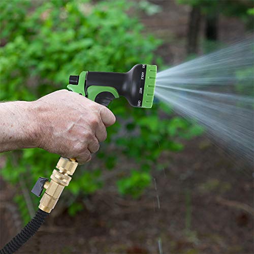 HQMPC Garden Hose Quick Connect Solid Brass Quick Connector 3/4 inch GHT (4 Sets) - size: 4 Sets