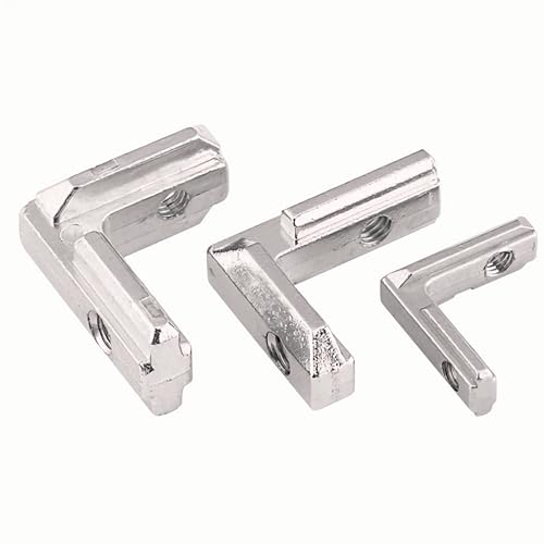 10Pcs Interior Joint Brackets, 90 Degree L-Shape, 3030 Series