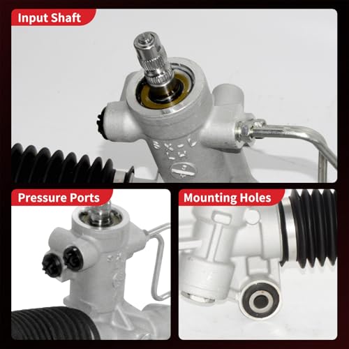 PHOBOOS Hydraulic Power Steering Rack and Pinion Fit for Toyota RAV4 - size: 26-1613