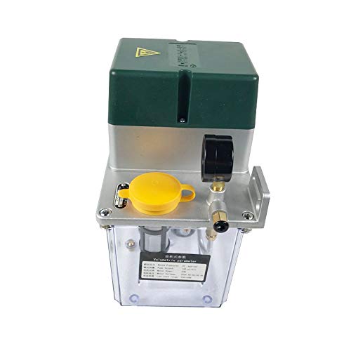 TECHTONGDA Automatic Lubricating Oil Pump 110V Lubrication Oiler Digital Numerical Control Gear Lubrication Pump Oiler with 3L Tank Capacity for CNC Punching Lathe Cutting Milling Machine - size: 3L Tank Capacity