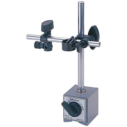 Mitutoyo 7011BN, Magnetic Base, For 3/8" and 6mm/8mm Stems, On/Off Switch, 132 Lbf Magnetic Pull, With Fine Adjustment - size: Magnetic Base, Fine Adjustment