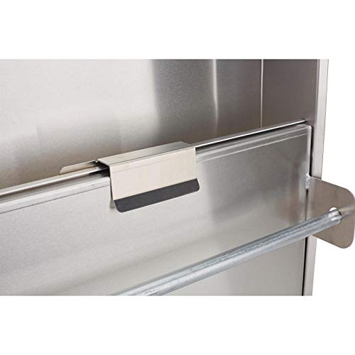 Standard Trailer Door Cabinet, Aluminum, Fold-Down Work Table, 30 Inch