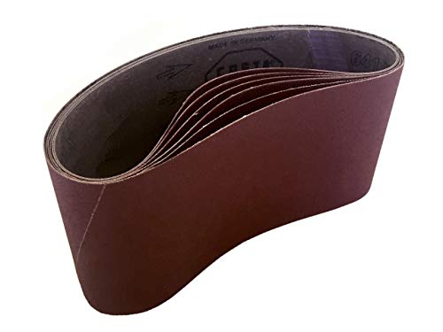 Starcke Sanding Belts 4 X 21 Industrial Cloth Aluminum Oxide (6 Pack, 100 Grit) - color: 100