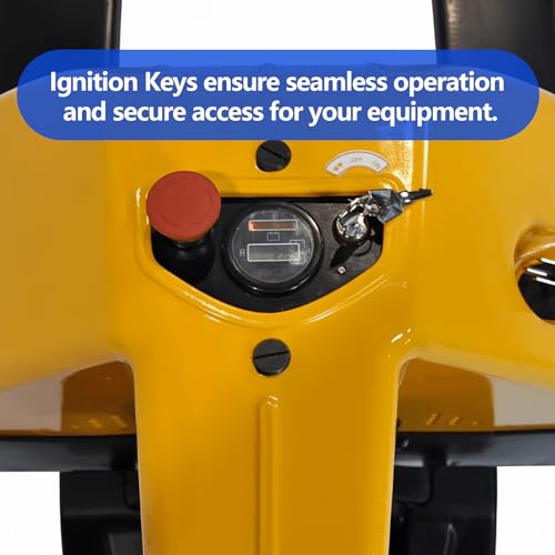Ignition Keys Compatible with Big Joe EP Electric Pallet Jacks E30 EZ30 EPT20-15ET JX1 JX2 Part Numbers 1115-500016-00 111550001600