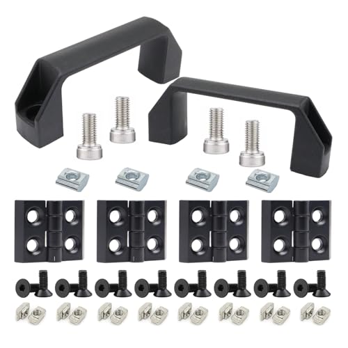4 Sets 2020 Aluminum Extrusion Accessories Hardware Hinge Connector - style: HYLS