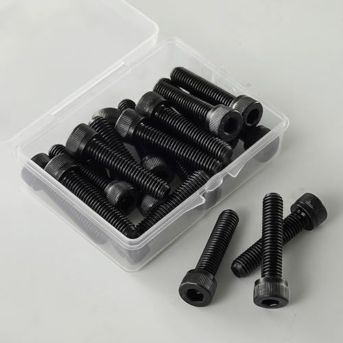 M10-1.5 x 40mm Socket Head Cap Screws, M10x1.5 Bolt, 12.9 Grade Alloy Steel, Allen Socket Drive, Black Oxide Finish, Full Thread, Quantity 10 - size: M10 x 40mm(10PCS)