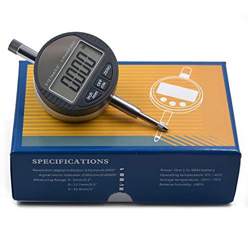 Electronic Digital Dial Indicator Gage Gauge 0-0.5 Inch/12.7 mm - style: 0-0.5 Inch/12.7 mm 0.01mm
