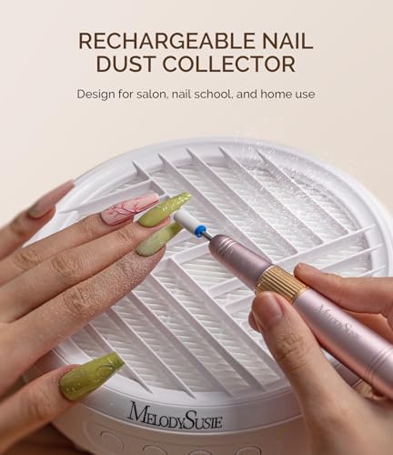 MelodySusie Cordless Nail Dust Collector SProR for Mobile Techs Gel Removal - size: Cordless SproR