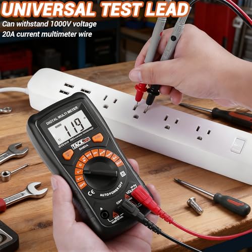 Multimeter Leads, Volt Meter Leads, Test Kit for Electrical Circuit Testing and Maintenance
