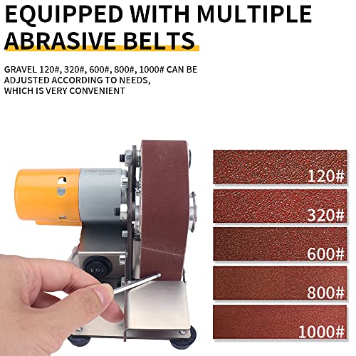 Mini Belt Sander Electric Knife Sharpener Polishing Grinding Tool