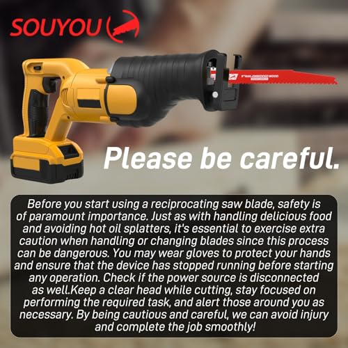 50 Pack 9 Inch 4/6 Tpi Reciprocating Saw Blades Bi-Metal with Coating Stud and Reciprocating Saw Blades for Cutting Embedded Wood Metals PVC Pallets etc - size: 9in 50Pack, style: 4/6 Tpi