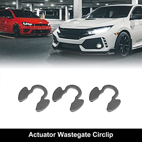 X AUTOHAUX 3pcs Turbocharger Actuator Wastegate Circlip E Clip Pin for Garrett T2 T25 T28